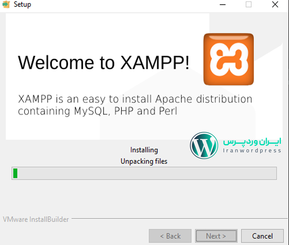 نصب نرم افزار xampp